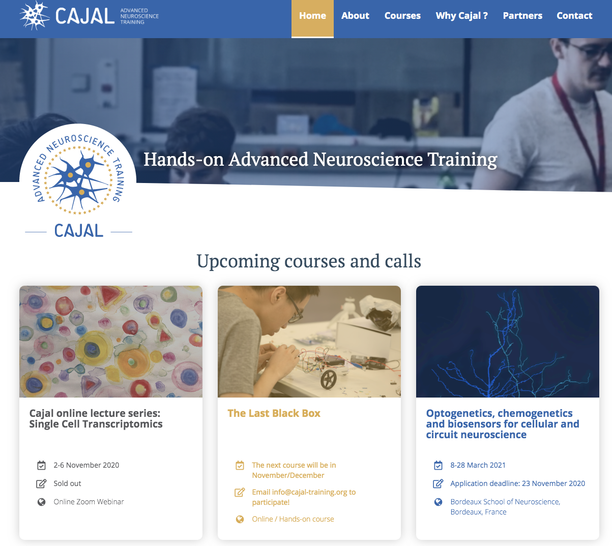 CAJAL new website